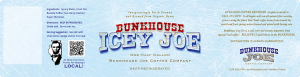 Bunkhouse Joe Coffee Company: Icey Joe label.