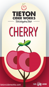 Tieton Cider Works: Cherry label.