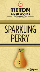 Tieton Cider Works: Sparkling Perry label.