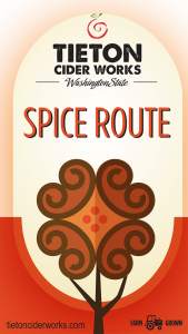Tieton Cider Works: Spice Route label.