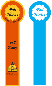 Fall Honey label.