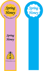 Spring Honey label.