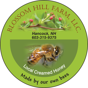 Blossom Hill Farm, LLC Local Creamed Honey label.