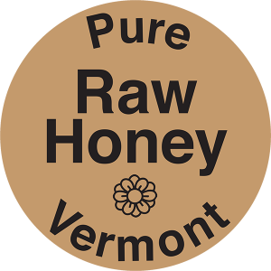 Stonyhill Sugarhouse 1.25 circles Pure Raw Honey label..