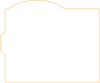 3.3034” x 4.0164” special shape label template 873.